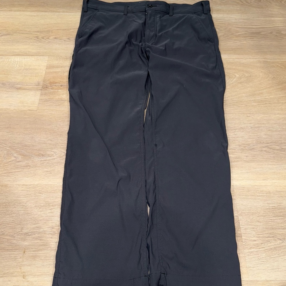 Eddie Bauer Men's Travex Outdoor Hiking Pants Size 38X30 GRAY NYLON EUC